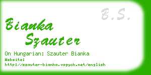 bianka szauter business card